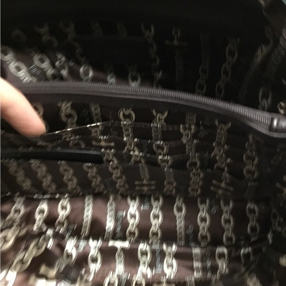 TIGNANELLO VIENNA WOVEN GREEN LEATHER SMALL DOME SATCHEL HAND/ CROSSBODY BAG - Picture 12 of 13